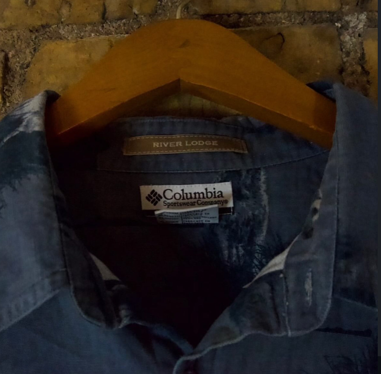 Columbia button up shirt