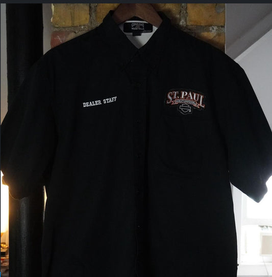 St. Paul Harley Davidson button up
